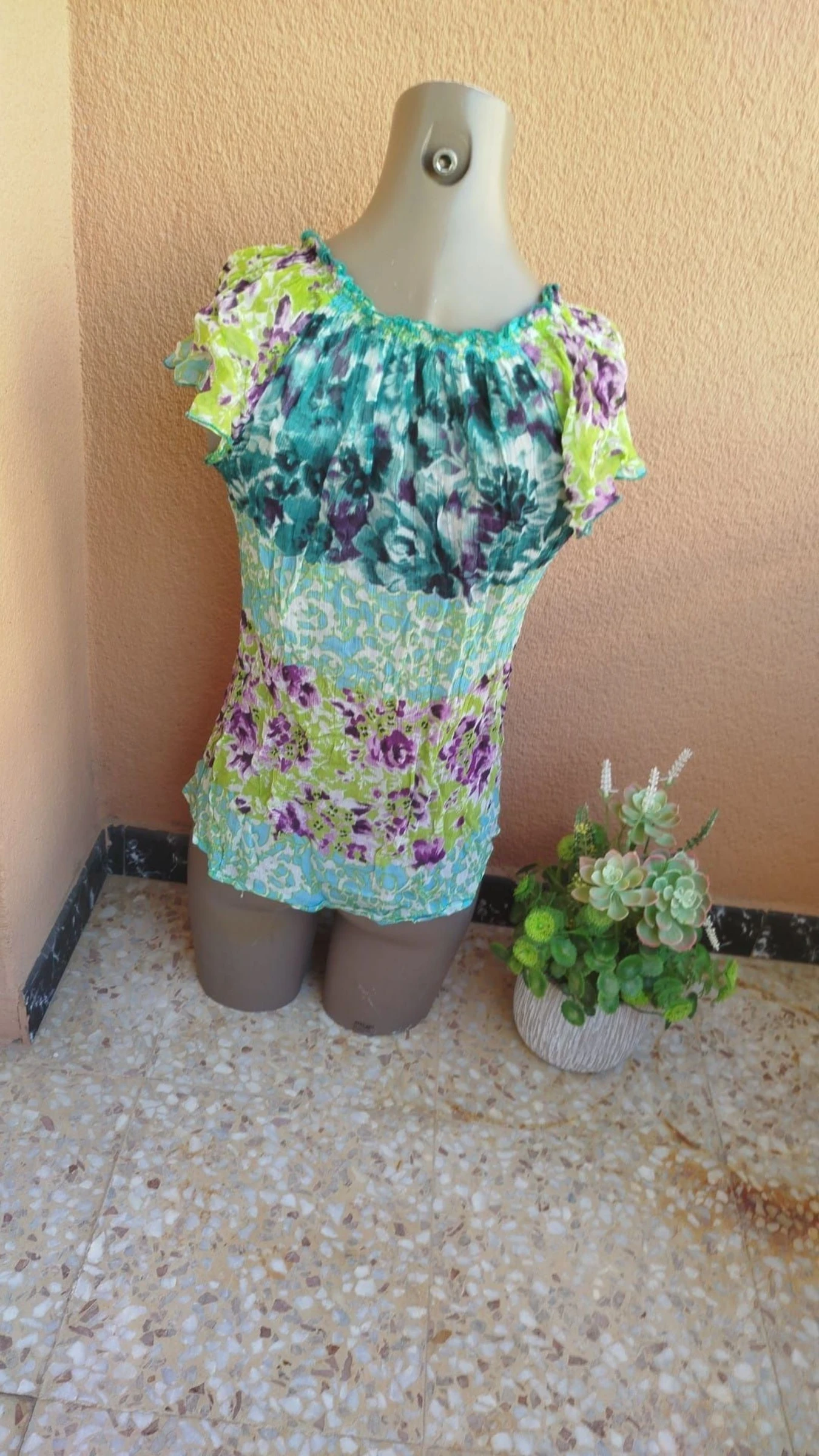 Bedrukte blouse maat M trucco – photo 4